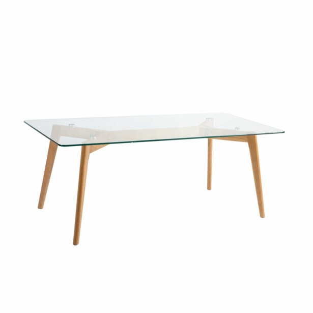 Sohvapöytä Home4You Helena 120x60x45cm, lasi 