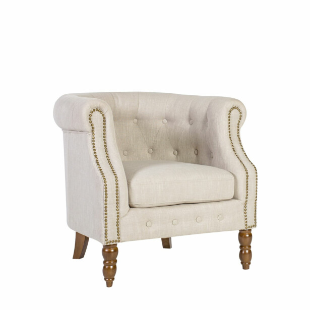 Nojatuoli Home4You Holmes 83x75x78cm, beige 