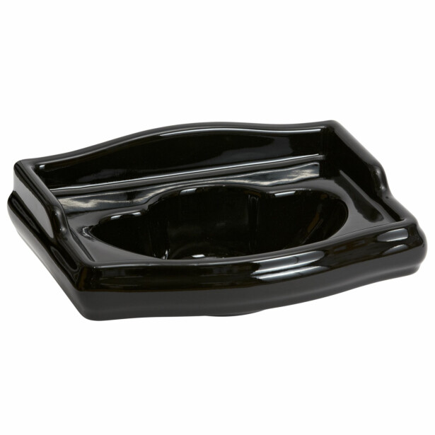 Pesuallas Lavabo Retro 41, 410x300mm, kiiltävä musta