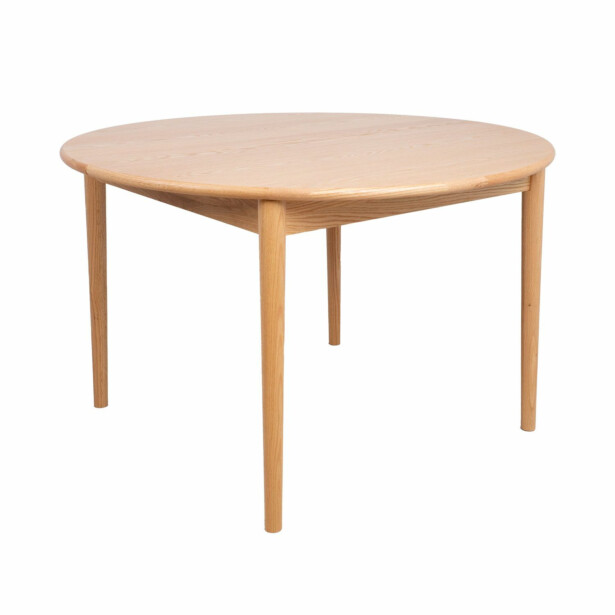 Jatkettava ruokapöytä Home4You Troyes ø100+32cm, tammi 
