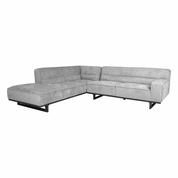 Kulmasohva Home4You Hasso 276x243cm, vasen, harmaa 