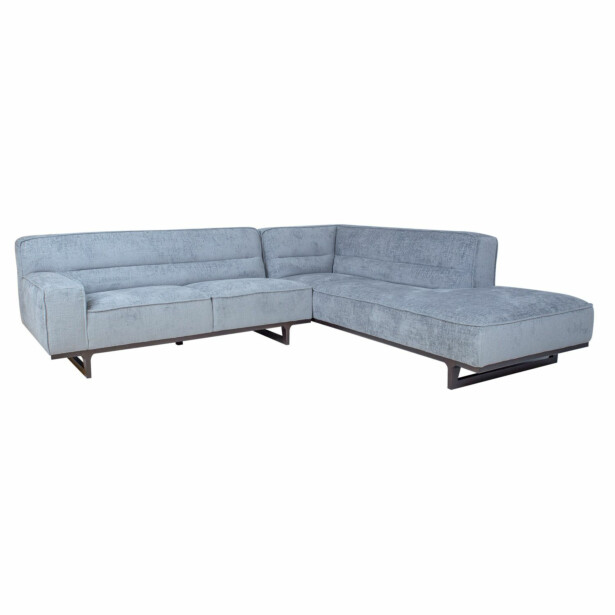 Kulmasohva Home4You Hasso, oikea, 276x243cm, hopeanharmaa 