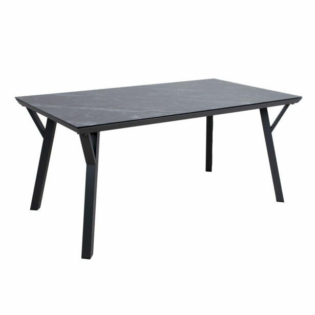 Ruokapöytä Home4You Casper 160x90h73cm, harmaa 