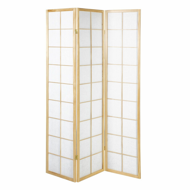 3-paneelinen tilanjakaja Home4You Oriental beige 