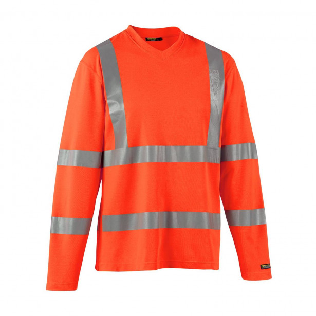 Pitkähihainen T-paita Blåkläder Highvis 3381, oranssi