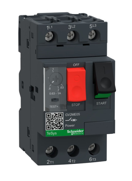 TeSys moottorinsuojakatkaisija 0,63-1A GV2ME05