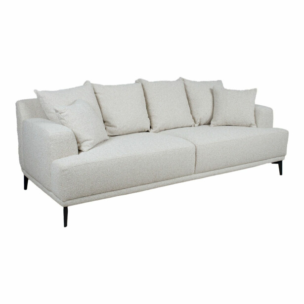 Sohva Home4You Magnolia 3-istuttava, vaaleanbeige