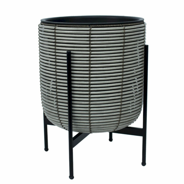 Kukkaruukku Home4You Wicker jalustalla 38x38x49cm