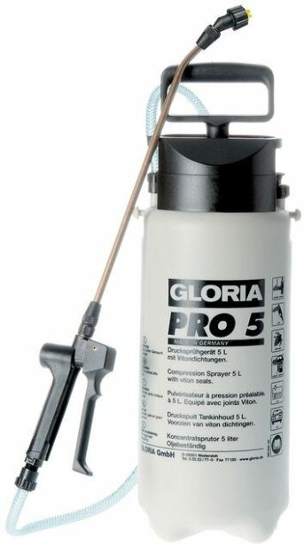 Paineruisku Gloria Pro 5, 5L, öljynkestävä