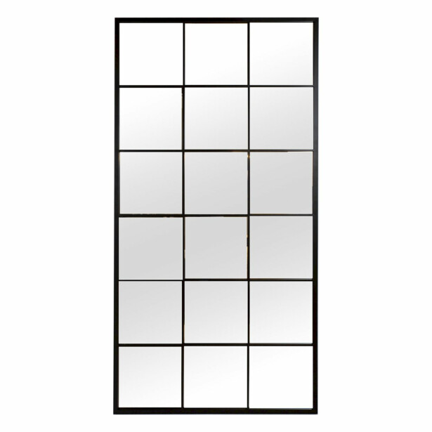 Seinäpeili Home4You Simone, 90x180cm, musta