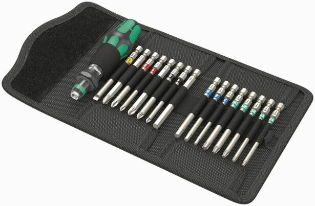 Ruuvitalttasarja Wera Kraftform Kompakt 60 Tool Finder, 17-os.