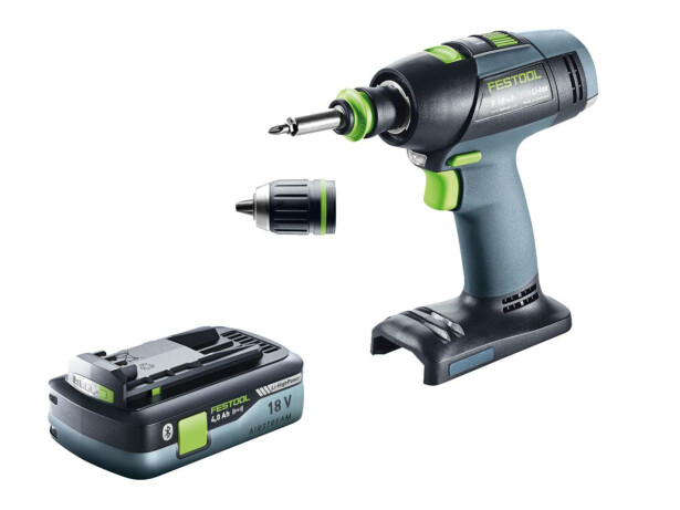 Akkuruuvinväännin Festool T18+3 Basic 4,0
