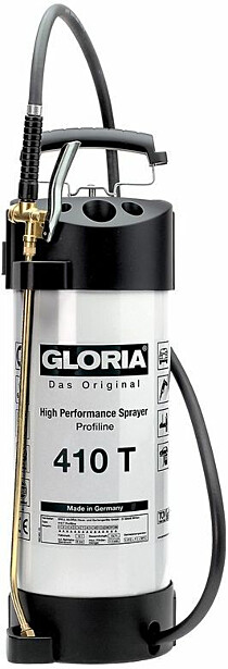 Paineruisku Gloria 410 T Profiline, 10L, öljyn-/liuottimienkestävä