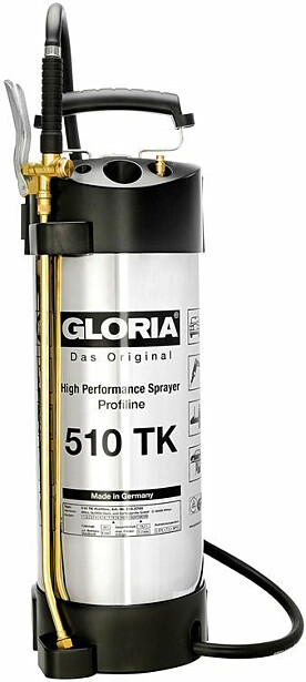 Paineruisku Gloria 510 TK Profiline, 10L, öljyn-/liuottimienkestävä, rosterisäiliöllä