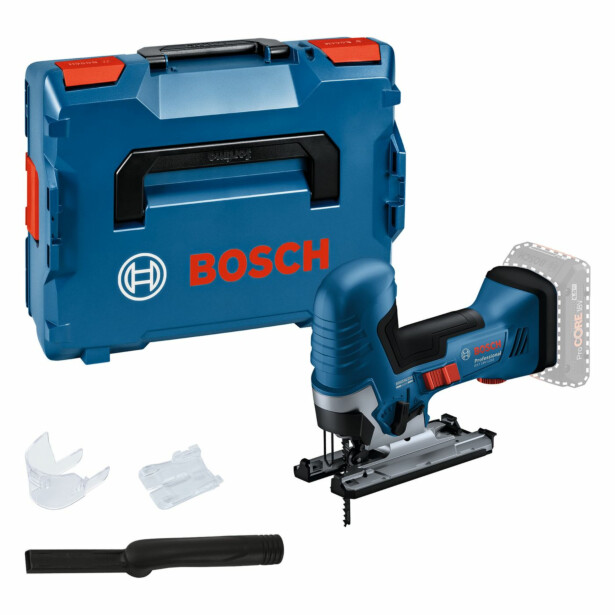 Akkupistosaha Bosch GST 18V-125 S Solo, 18V, ilman akkua + L-Boxx