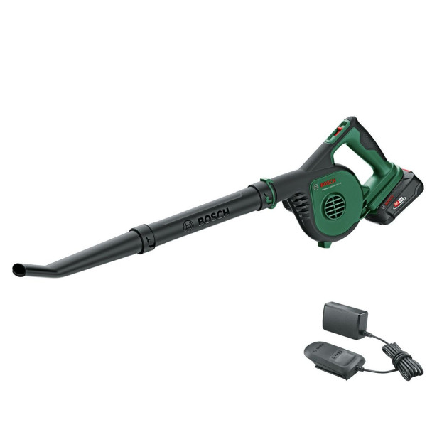 Akkulehtipuhallin Bosch UniversalLeafBlower 18V-130, 18V, 2.5Ah akulla