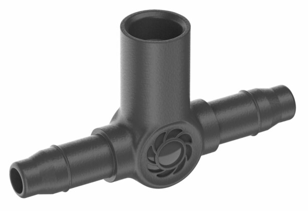T-liitin Gardena Micro-Drip, kierteellä 4.6mm 