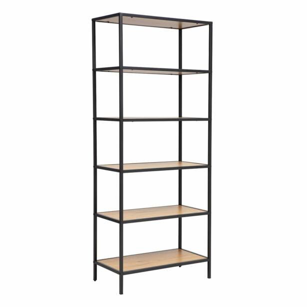 Hylly Home4You Hedvig 63x33x152cm, saarni/musta 