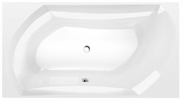 Kylpyamme Interia Salsa 1900x1000x470 mm, valkoinen