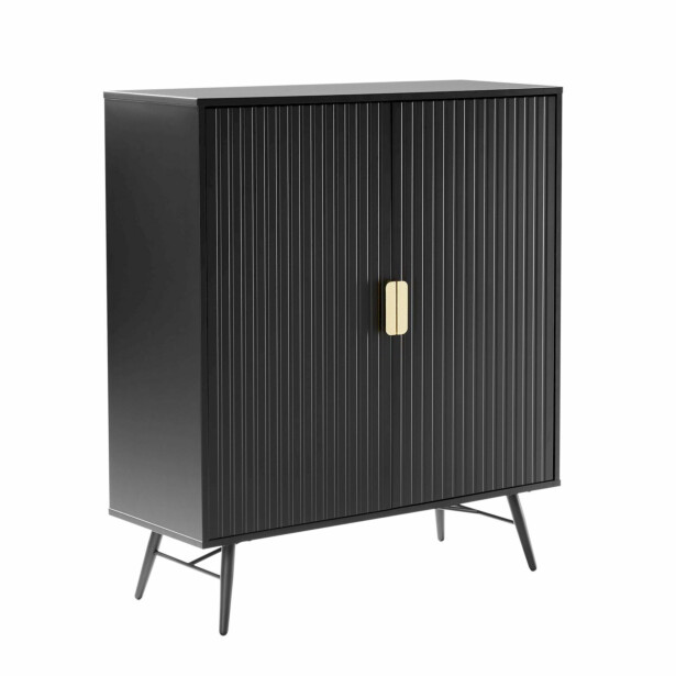Senkki Home4You Pixar 100x40x115cm, musta 