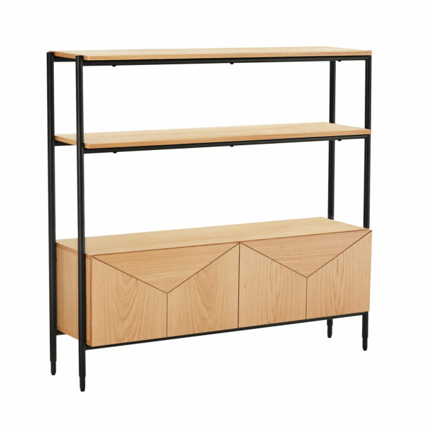 Hylly Home4You Nate 125,5x32x117cm, tammi 