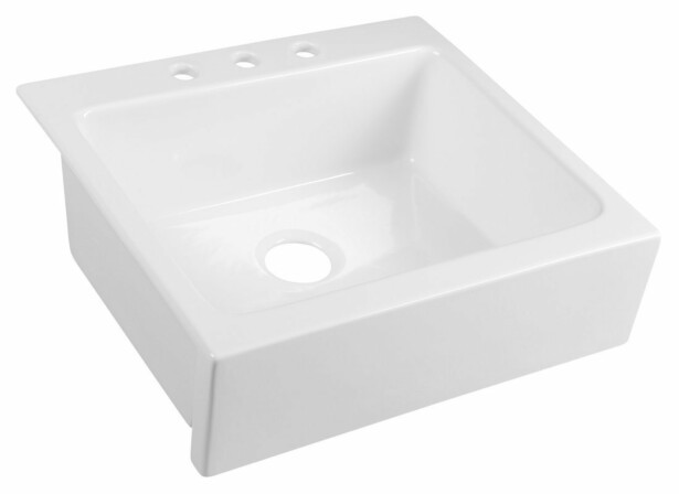 Keittiöallas Interia Arya, 660x620 mm, 3 hanareikää, valkoinen