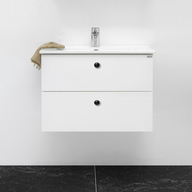 Allaslaatikosto 4AQUA Slim, 790 mm, 2 ltk, mattavalkoinen