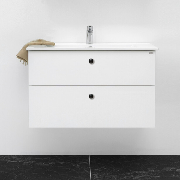 Allaslaatikosto 4AQUA Slim H, 990 mm, 2 ltk, mattavalkoinen