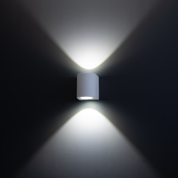 LED-seinävalaisin FTLIGHT Diva, 2x5W, 4000K, 105x105x90mm, valkoinen