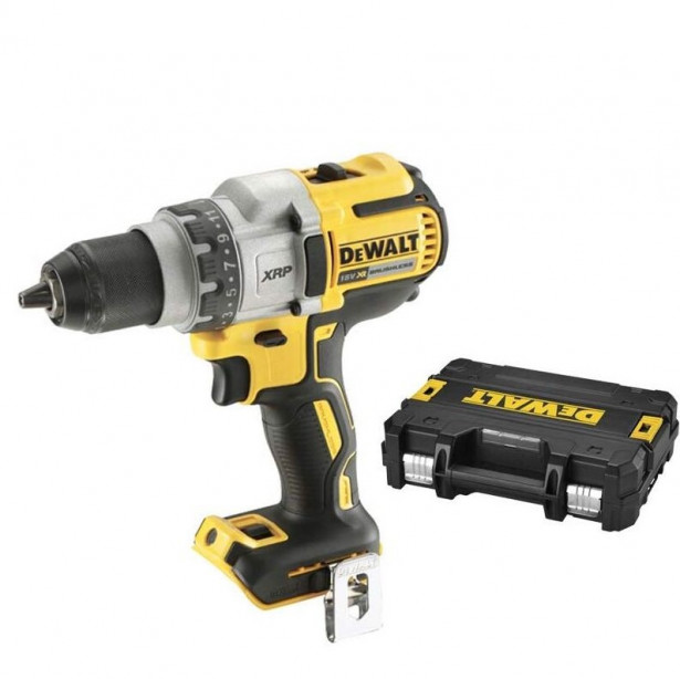 Akkuporakone DeWalt XR DCD991NT, 18V, ilman akkua + TSTAK