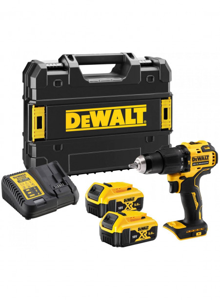 Akkuiskuporakone DeWalt XR DCD709P2T, 18V, 2x5.0Ah akuilla + TSTAK