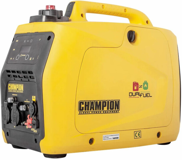 Invertteriaggregaatti Champion Dual Fuel The Supersilent, 2000W, 2x230V 1x12V 2xUSB