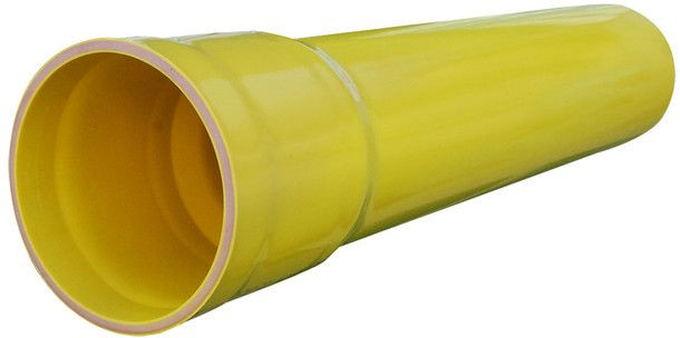 Kaapelinsuojaputki Pipelife TEL 140x6000 B, keltainen, ilman tiivistettä