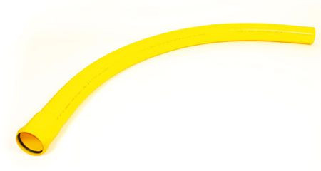 Kaapelinsuojaputken kaari Pipelife OPTO 110x90 B, PVC, keltainen