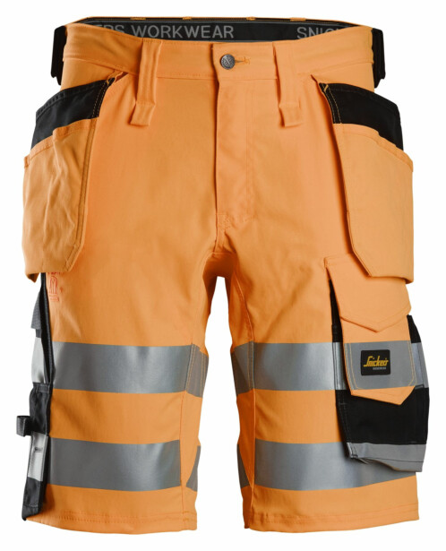 Shortsit Snickers Workwear 6135 High-Vis lk 1