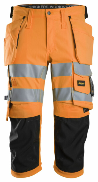 Piraattihousut Snickers Workwear 6138 High-Vis lk 1/2