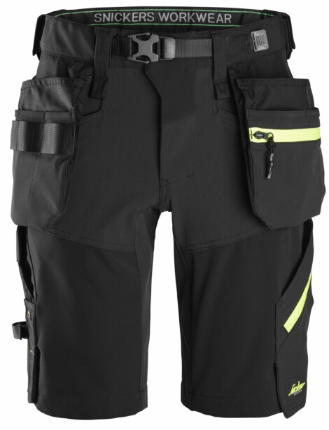 Softshell-shortsit Snickers Workwear 6140 FlexiWork