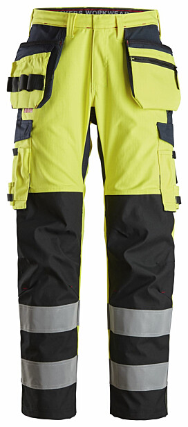 Huomiotyöhousut Snickers Workwear 6264 ProtecWork lk 2 säärivahvikkeilla