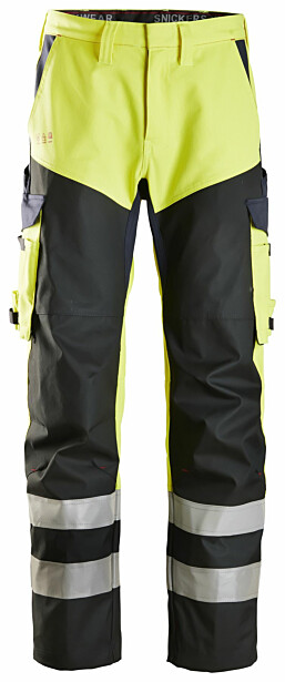 Huomiotyöhousut Snickers Workwear 6365 ProtecWork lk 1 reisivahvikkeilla