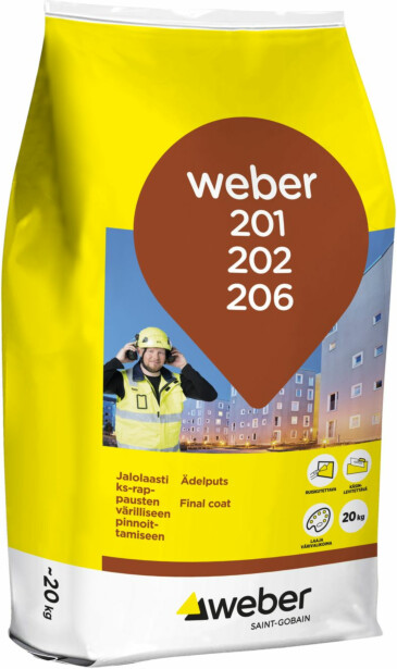Jalolaasti Weber Vetonit 202 keskikarkea T001 20 kg