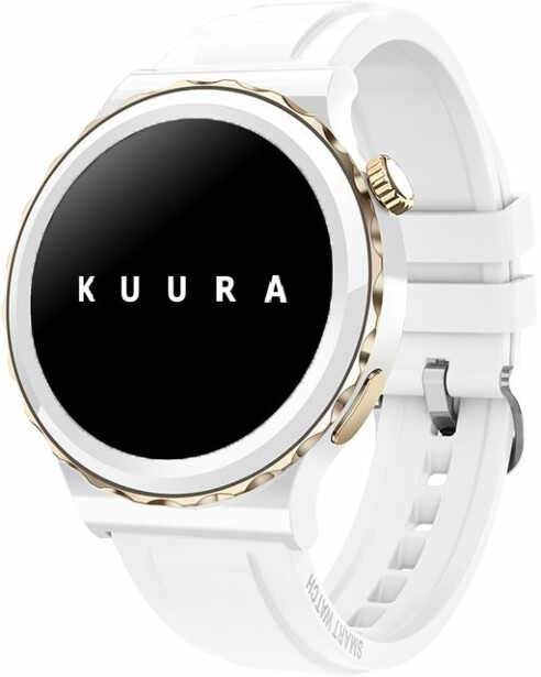 Älykello Kuura Smart Watch Fashion Women FW5, valkoinen