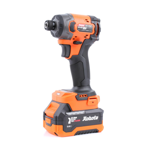 Iskevä akkuruuvinväännin Robota DC-QT18V, 18V, ilman akkua