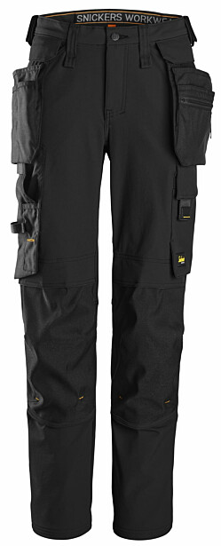 Naisten riipputaskuhousut Snickers Workwear 6771 AllroundWork Stretch