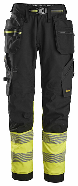 Riipputaskuhousut Snickers Workwear 6934 High-Vis lk 1