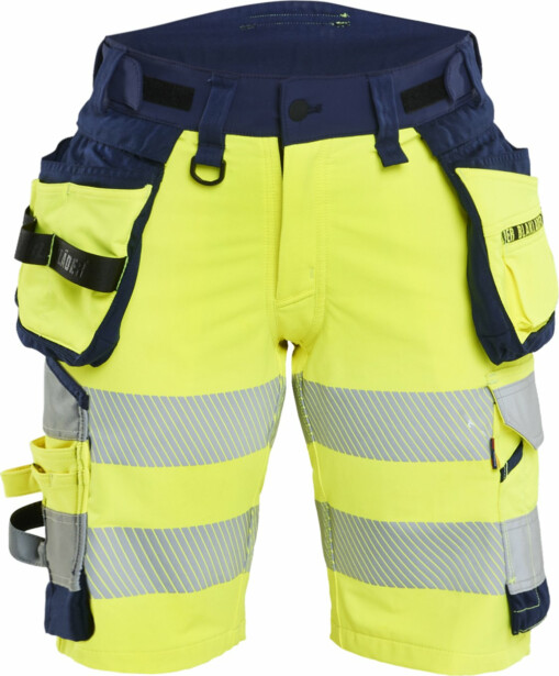 Naisten shortsit Blåkläder 7020 Highvis 4-way Stretch