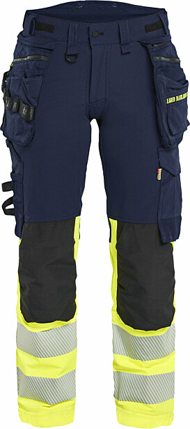 Naisten riipputaskuhousut Blåkläder 7025 Highvis 4-way Stretch