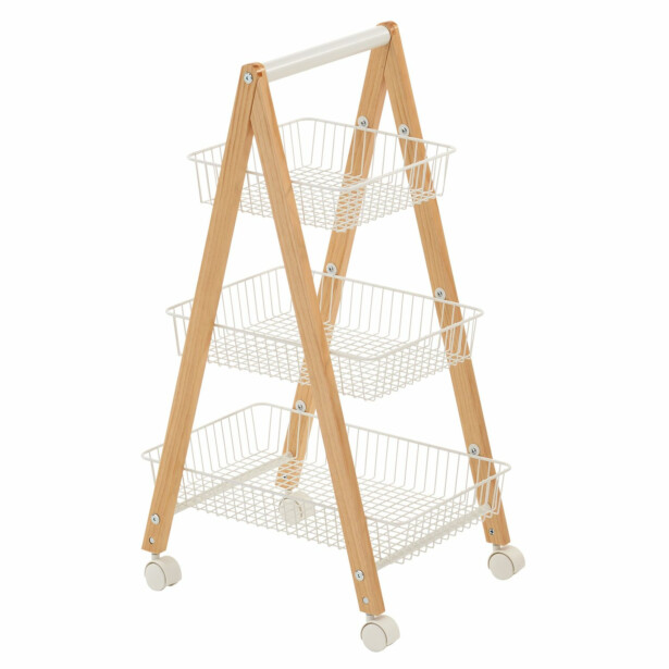 Hylly Home4You Bren 48x32x79cm, valkoinen 