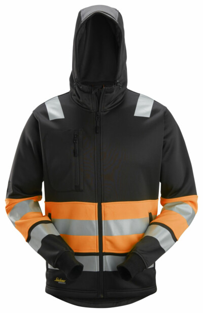 Vetoketjuhuppari Snickers Workwear 8038 High-Vis lk 1