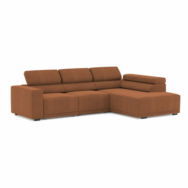 Kulmasohva Home4You Lola 301x211cm, oranssi