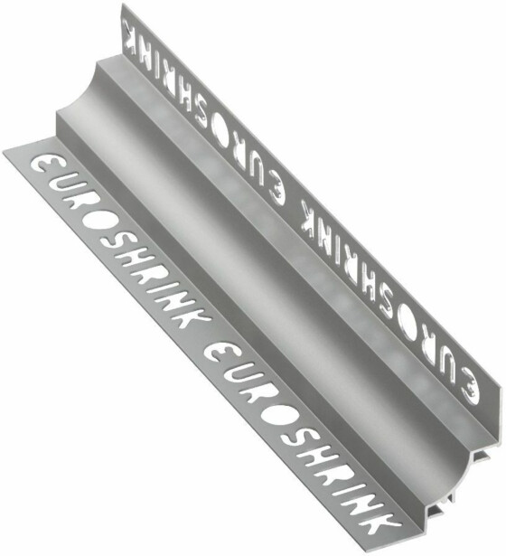 Sisäkulmalista Euroshrink alumiini 210a, 10mm x 2.5m, eri värejä